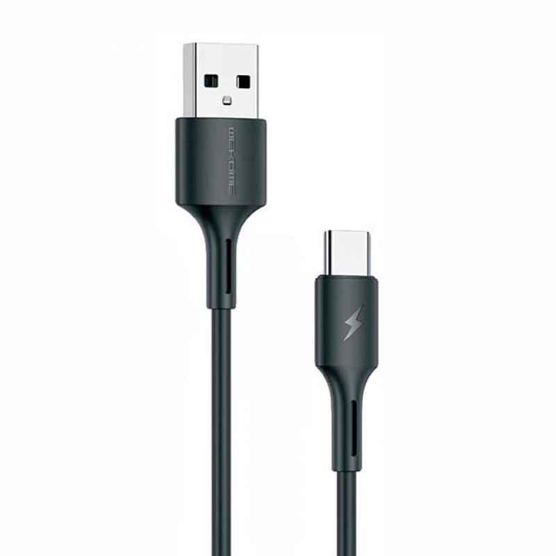 Кабель зарядки WEKOME WDC-136 USB - Type-C (3A) (1M) швидка зарядка для телефона Android Чорний