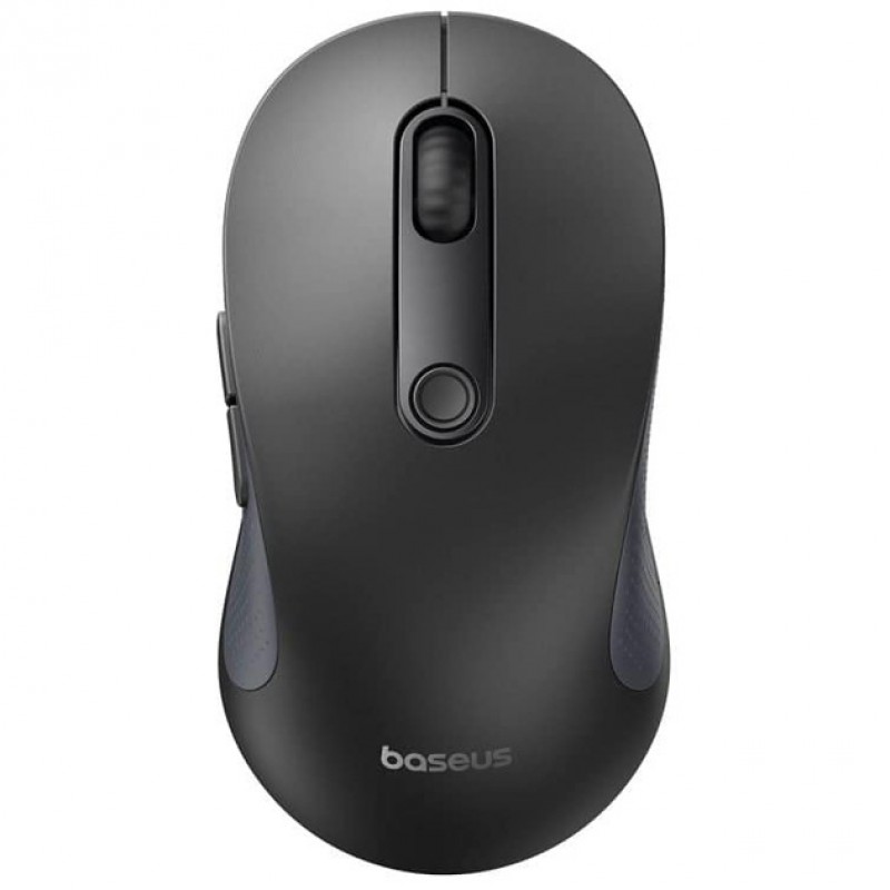 Миша Wireless Baseus F02 Ergonomic (B01055505111-01) Бездротова комп'ютерна для ПК/ноутбука 2.4G + Bluetooth 4000DPI Чорний